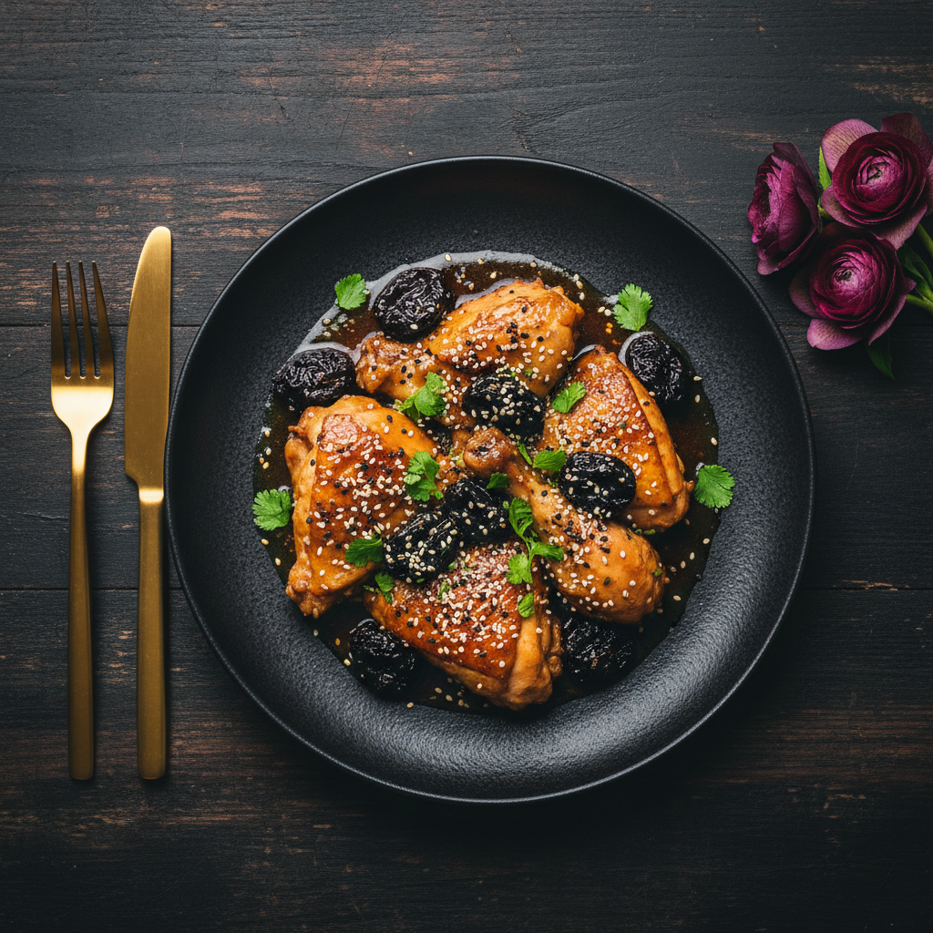 Poulet aux pruneaux