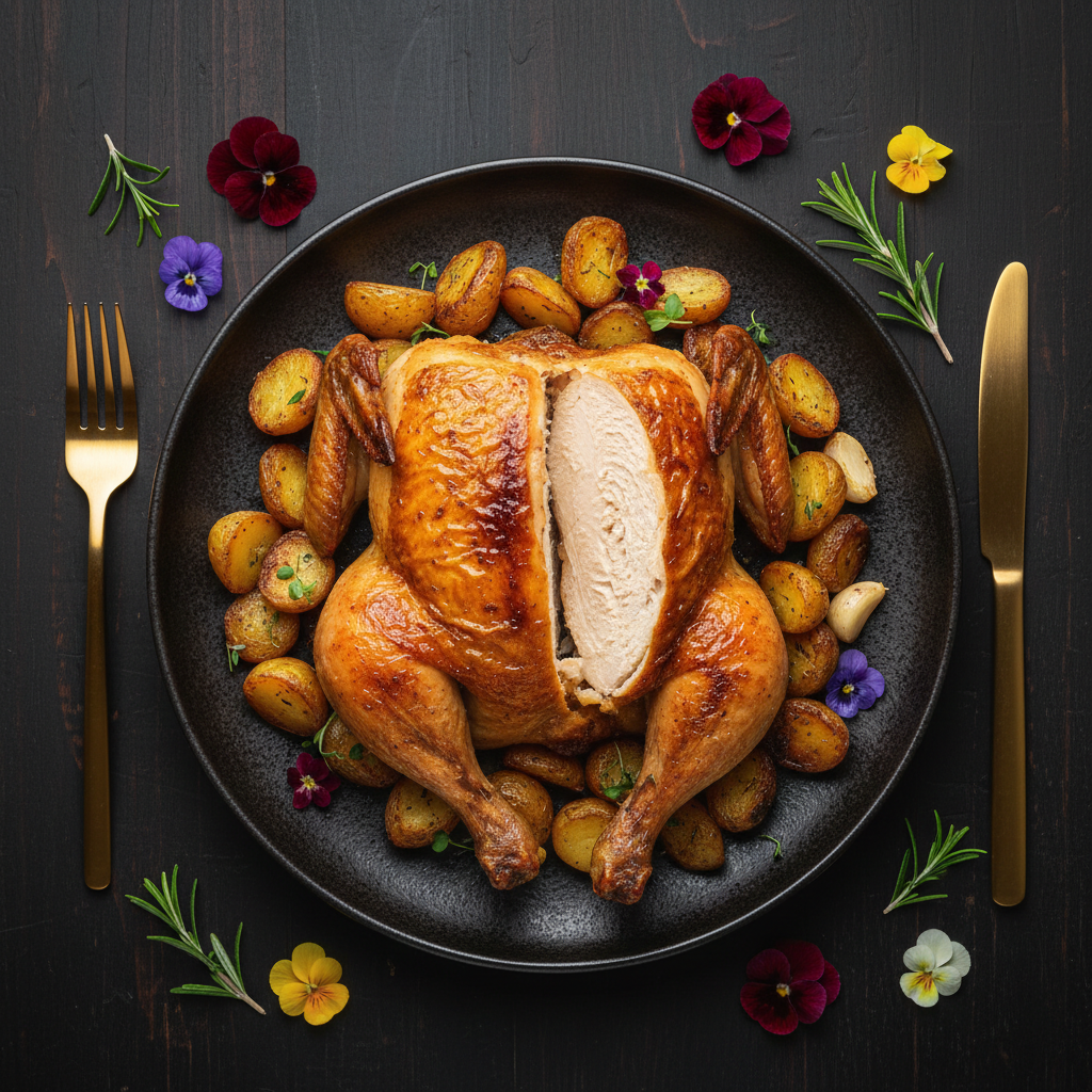 1/2 Poulet rôti