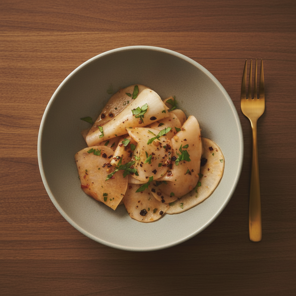 Navets citron-harissa