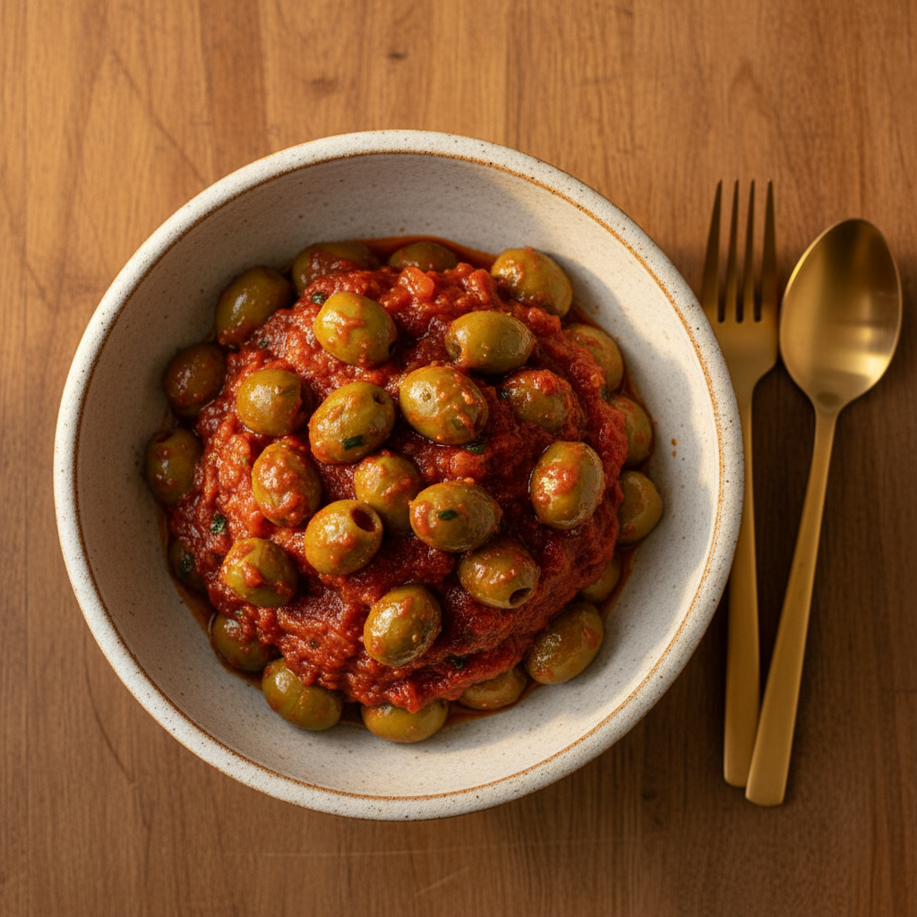 Olives à la tomate