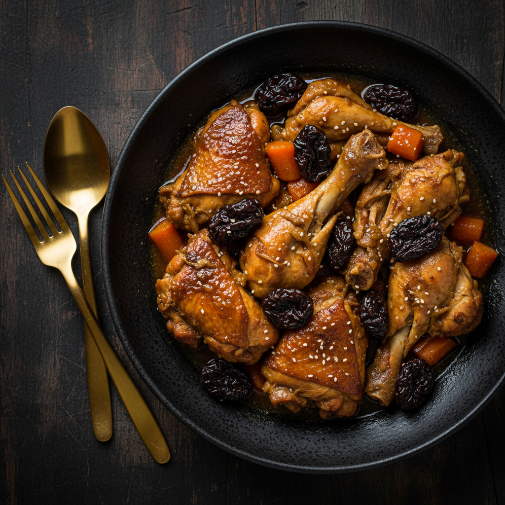 Poulet aux pruneaux