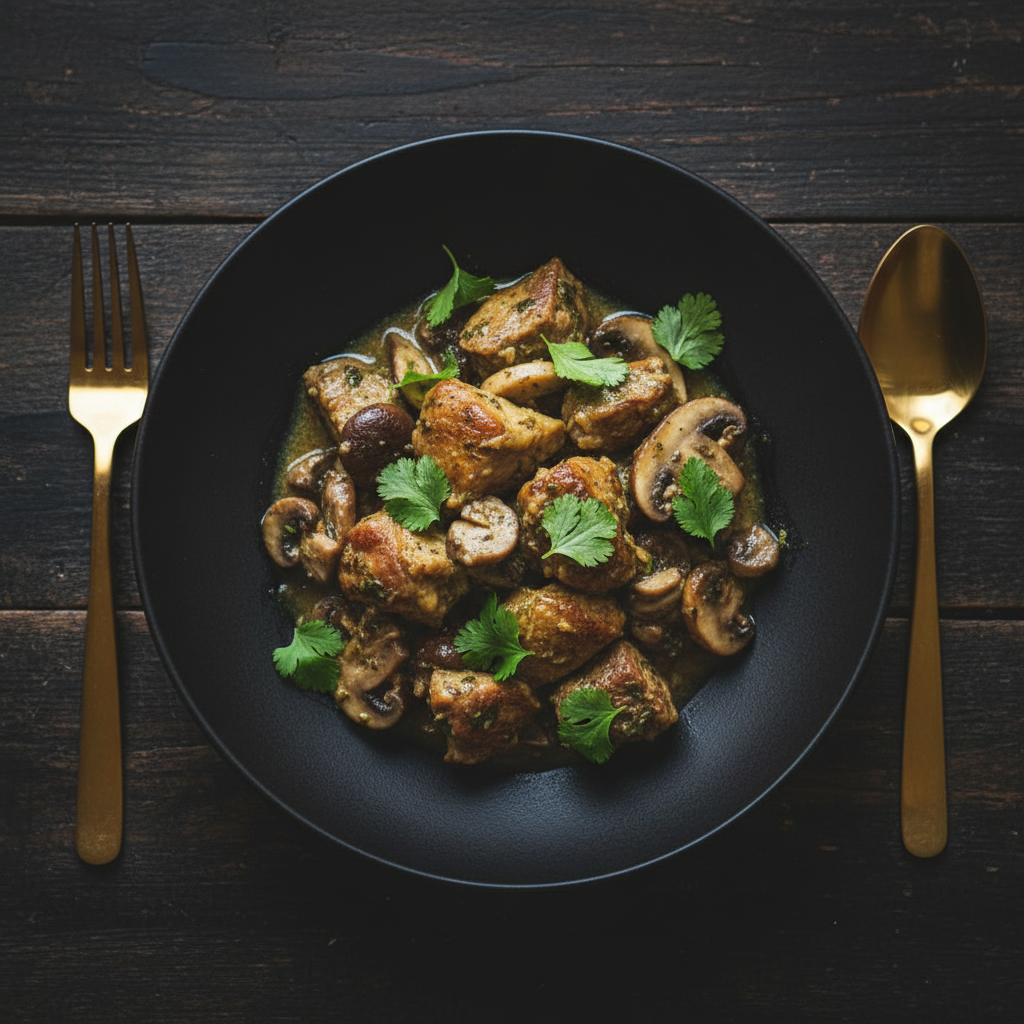 Veau aux champignons
